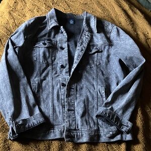 Men's Dark Gray Denim Jacket